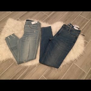 Lot of 2 High-waisted Skinny Jeans - Old Navy NWT